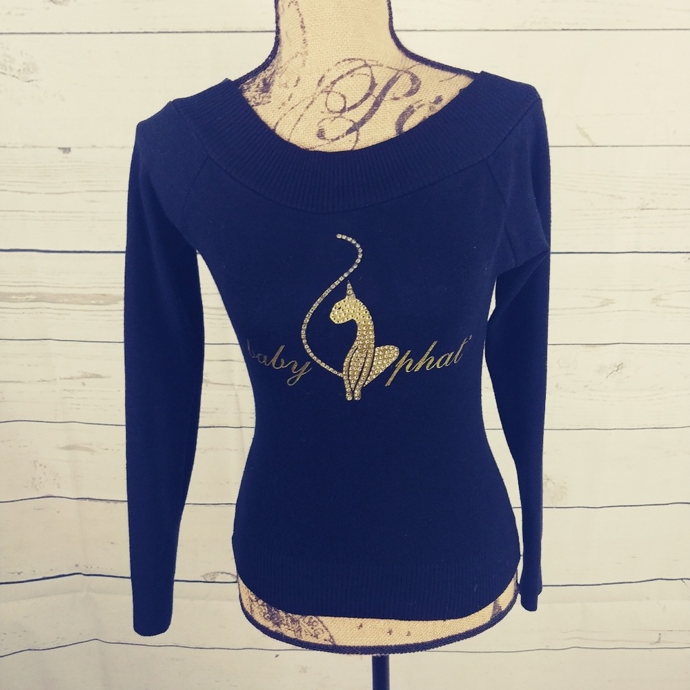 Baby Phat off shoulder sweater